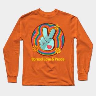 Spread Love and Peace Long Sleeve T-Shirt